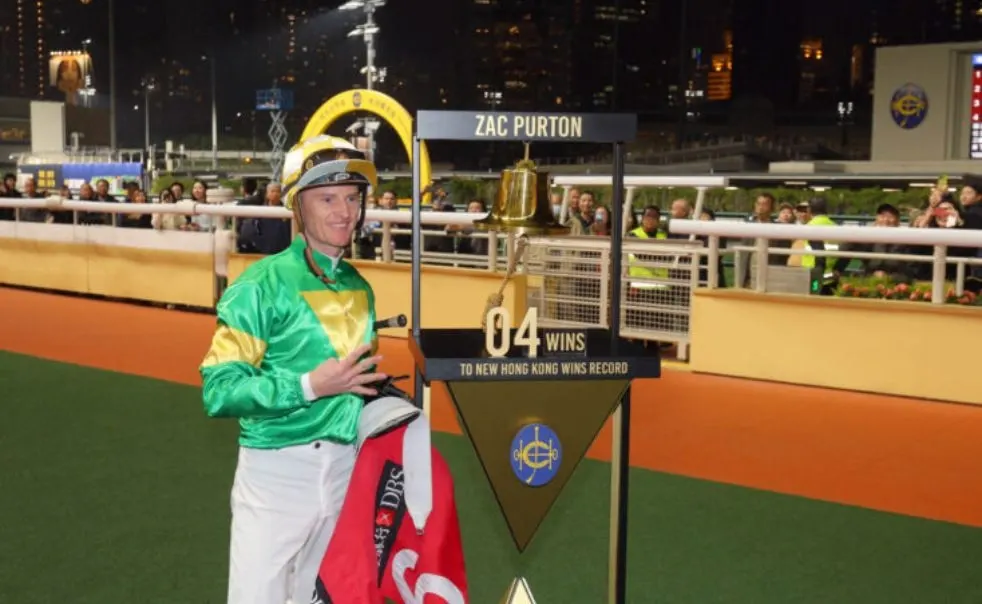 Zac Purton another record-breaking race