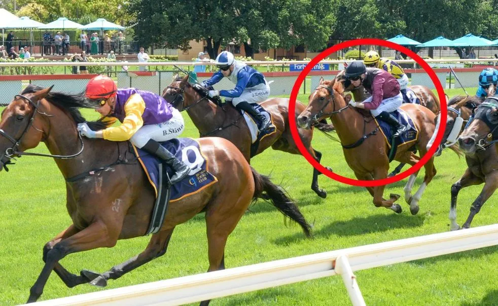 Competing in the Kyneton races