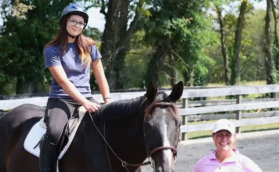 Teen equestrian Ashton Brooks